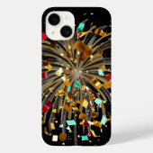 Golden Fireworks & Confetti Celebration Case-Mate iPhone Case (Achterkant)