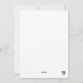 Golden Fireworks Nieuwjaar Feestdagenkaart (Achterkant)