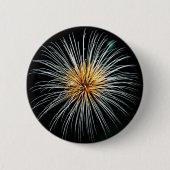 Golden Fireworks Ronde Button 5,7 Cm (Voorkant)