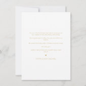 Golden First Merry Kerstromanc Typografie (Achterkant)