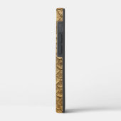 Golden Fish Scale Phone Case – Shimmering Elegance (Achterkant / Links)