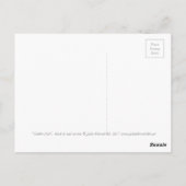 Golden Fish Underwater Animals die zwart Blauwgroe Briefkaart (Achterkant)