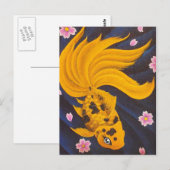 Golden Fishie-Briefkaart Briefkaart (Voorkant / Achterkant)