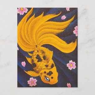 Golden Fishie-Briefkaart Briefkaart