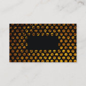 Golden Flake Polka Dots Visitekaartje (Achterkant)
