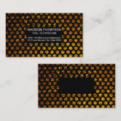 Golden Flake Polka Dots Visitekaartje (Voorkant / Achterkant)