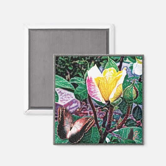 Golden Flame Magnet (Voorkant / Achterkant)