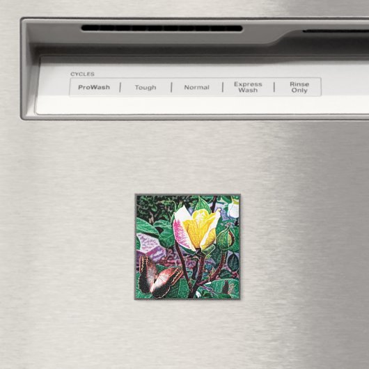 Golden Flame Magnet (Insitu (Vaatwasser))