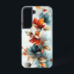 Golden Flame Samsung Galaxy Hoesje<br><div class="desc">Bloemblaadjes gerangschikt als vlammen likken naar boven.</div>