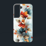 Golden Flame Samsung Galaxy Hoesje<br><div class="desc">Bloemblaadjes gerangschikt als vlammen likken naar boven.</div>