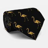 Golden Flamingo TP Stropdas (Opgerold)