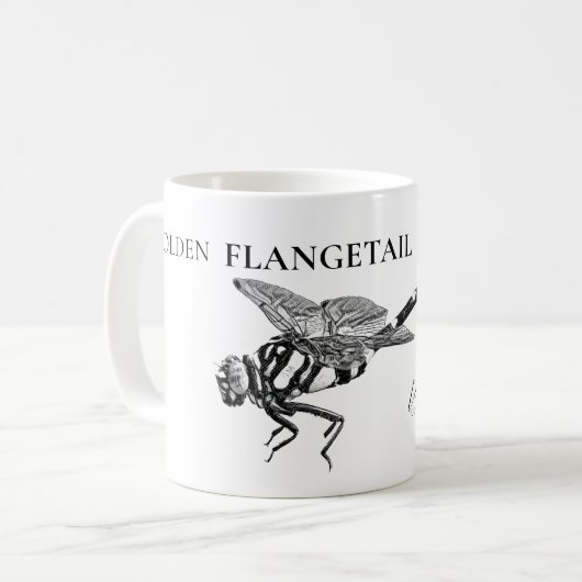 Golden flangetail koffiemok (Voorkant links)