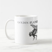 Golden flangetail koffiemok (Links)