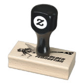 Golden Flangetail Rubberstempel (Stempel)