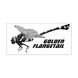 Golden Flangetail Rubberstempel