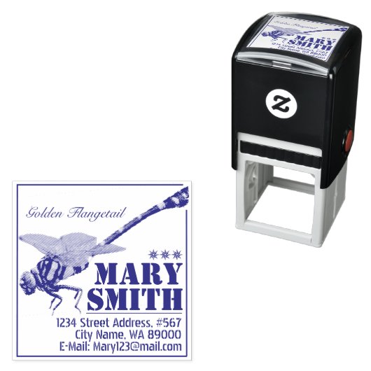 Golden Flangetail Zelfinktende Stempel (In situ)