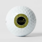 Golden Flecks Victoria Naam Design, Golfballen (Voorkant)