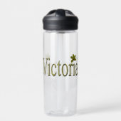 Golden Flecks Victoria Naam Design, Waterfles (Voorkant)