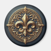 Golden Fleur De Lis Magneet (Voorkant)
