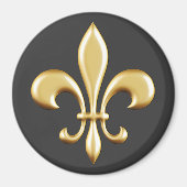 Golden Fleur De Lis Magneet (Voorkant)