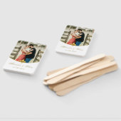 Golden Fleur de Lis Photo Hand Fan Handwaaier (Niet-gemonteerd)