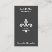 Golden Fleur De Lis Visitekaartje (Voorkant)