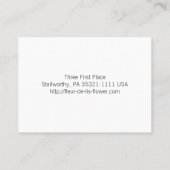 Golden Fleur De Lis Visitekaartje (Achterkant)