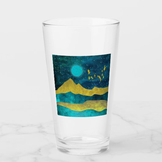 Golden Flock Glas (Voorkant)