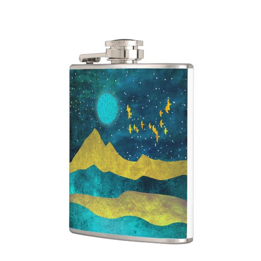 Golden Flock Heupfles (Links)