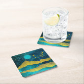 Golden Flock Kartonnen Onderzetters (Insitu)