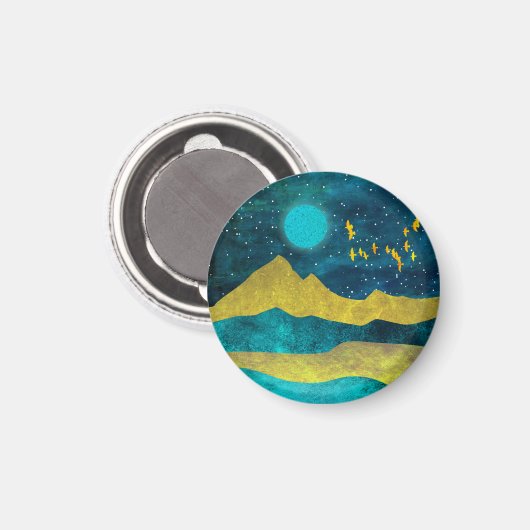 Golden Flock Magneet (Voorkant / Achterkant)