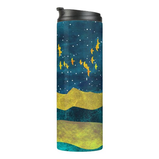 Golden Flock Thermosbeker (Geroteerd rechts)