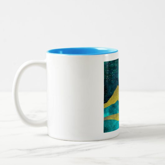 Golden Flock Tweekleurige Koffiemok (Links)