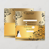 Golden floral (Voorkant / Achterkant)