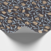 Golden Floral Arts & Crafts Cadeaupapier (Hoek)