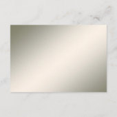 Golden Floral Detail Behuizing Kaart (Achterkant)