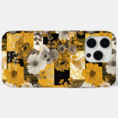 Golden Floral Fusion – Elegante telefoonhoes Case-Mate iPhone Case (Achterkant (horizontaal))