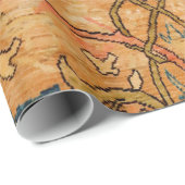 Golden Floral Gold Yellow Green  Cadeaupapier (Rol Hoek)