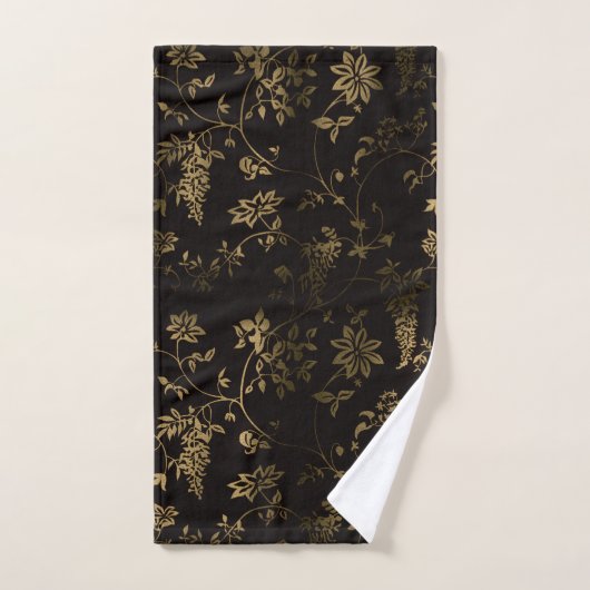 Golden floral handdoek (Handdoek)