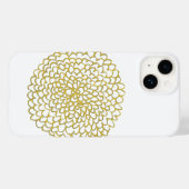 Golden Floral Mandala telefoonhoesje Case-Mate iPhone Case (Achterkant (horizontaal))