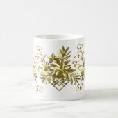 GOLDEN FLORAL ~ Monogram Mok (Center)