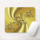 GOLDEN FLORAL ~ Mousepad Muismat (Met muis)