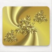 GOLDEN FLORAL ~ Mousepad Muismat (Voorkant)