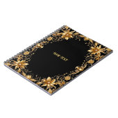 Golden Floral Notitieboek (Linkerzijde)