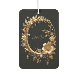 Golden Floral Ornate Frame Air Freshener Luchtverfrisser