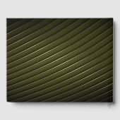 Golden Floral Ornate Frame Guest Book Gastenboek (Achterkant)