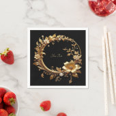 Golden Floral Ornate Frame Servet (Insitu)