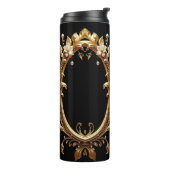 Golden Floral Ornate Thermosbeker (Gedraaid links)