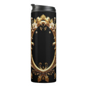 Golden Floral Ornate Thermosbeker (Geroteerd rechts)