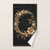 Golden Floral Ornate Towel Set Bad Handdoek (Handdoek)